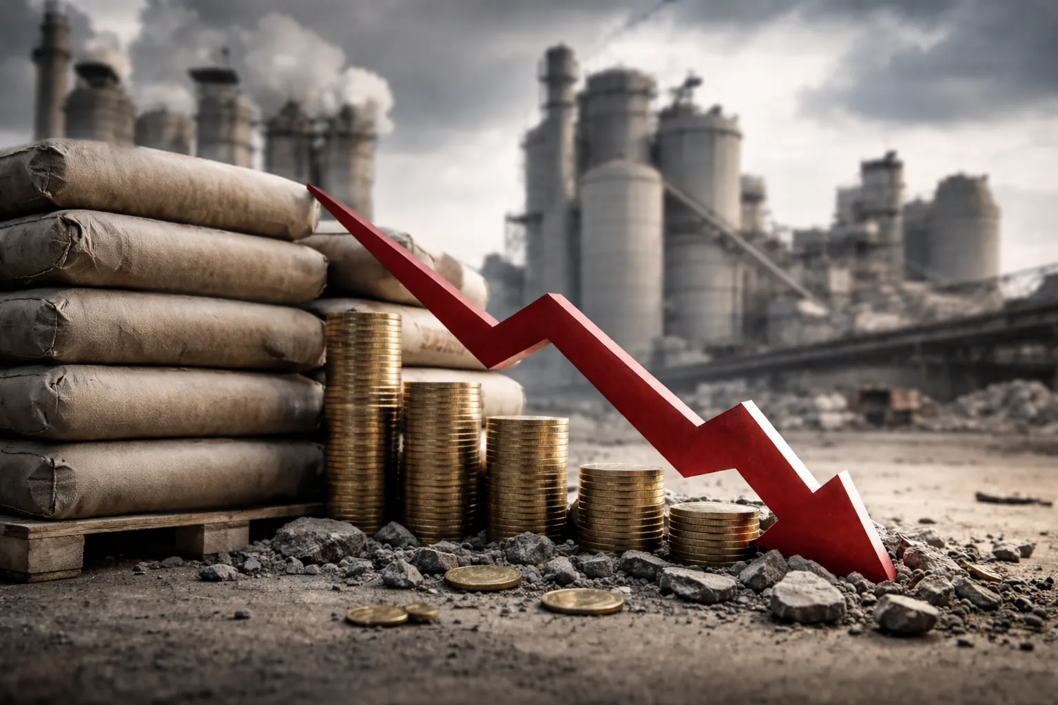 تراجع أرباح "أسمنت القصيم" بنسبة 10% في 2025 بسبب زيادة تكاليف التشغيل